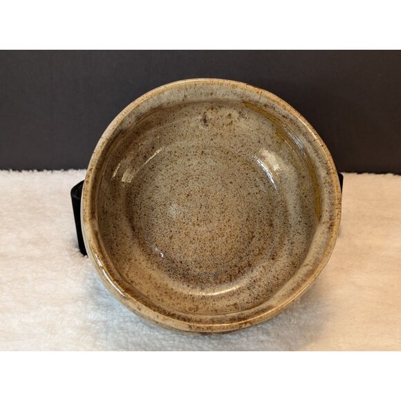 Handmade Studio Pottery Bowl Brown Glaze Signed  JWx - Picture 3 of 8